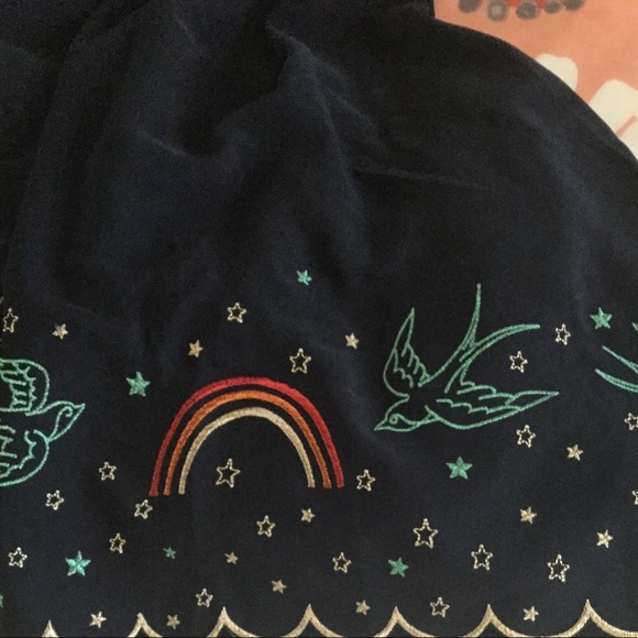 ModCloth Embroidered Skirt - Picture 4 of 5